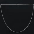 thumbnail image 3 of 3X Cadena de Mujer de Joyeria, "O" Collar de Acero Inoxidable, Plata - 2 mm de - 65 cm de Longitud, 3 of 5