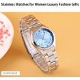 thumbnail image 5 of Watches for Women Ladies Female Fashion Waterproof Dress Business Stainless Luxury Classic Analog Quartz Simple Wife Gifts Wrist Watch, 5 of 7