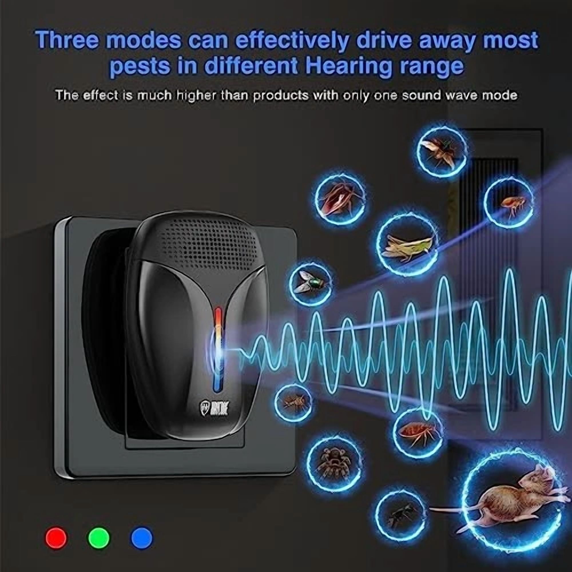 CIRCLE- Pack Of 6 - 2025 Upgraded Ultrasonic Repellent & Insect Indoor Repellent