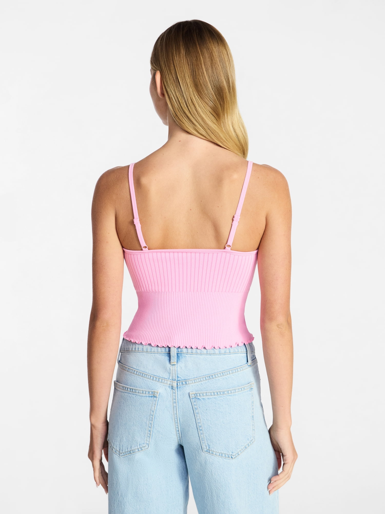 No Boundaries Cropped Cami, Women's Plus