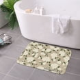 thumbnail image 3 of FJPT Non Slip Flannel Polyester Floor Mat With Floral Pattern For Bathroom Kitchen Bedroom Decor 31.5x19.7 inch, 3 of 5