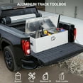 thumbnail image 2 of Danolapsi 30 Inch Aluminum Truck Tool Box, Truck Bed Storage Box With Security Lock And Wider Handles, Heavy Duty Waterproof Tool Box Organizer Chest For Pick Up Truck Rv Trailer, 2 of 7