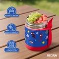 thumbnail image 3 of MAGMALIFE Contenedor Térmico para Alimentos MealGo 300ml (10oz), Acero Inoxidable Doble Pared, Con Cuchara/Tenedor, Mantiene Frío y Caliente, Boquilla Ancha, Antiderrames, Ideal para Niños, 3 of 8