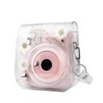 thumbnail image 1 of Estuche protector transparente Daisy para cámara compatible con Fujifilm Instax Mini 11/8/9 con correa de hombro ajustable, 1 of 5