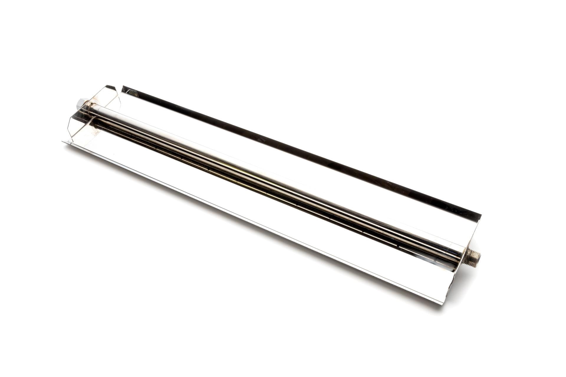 36" Stainless Steel Linear Gas Burner with Connection Kit for NG Natural Gas Fireplace Fire Pit