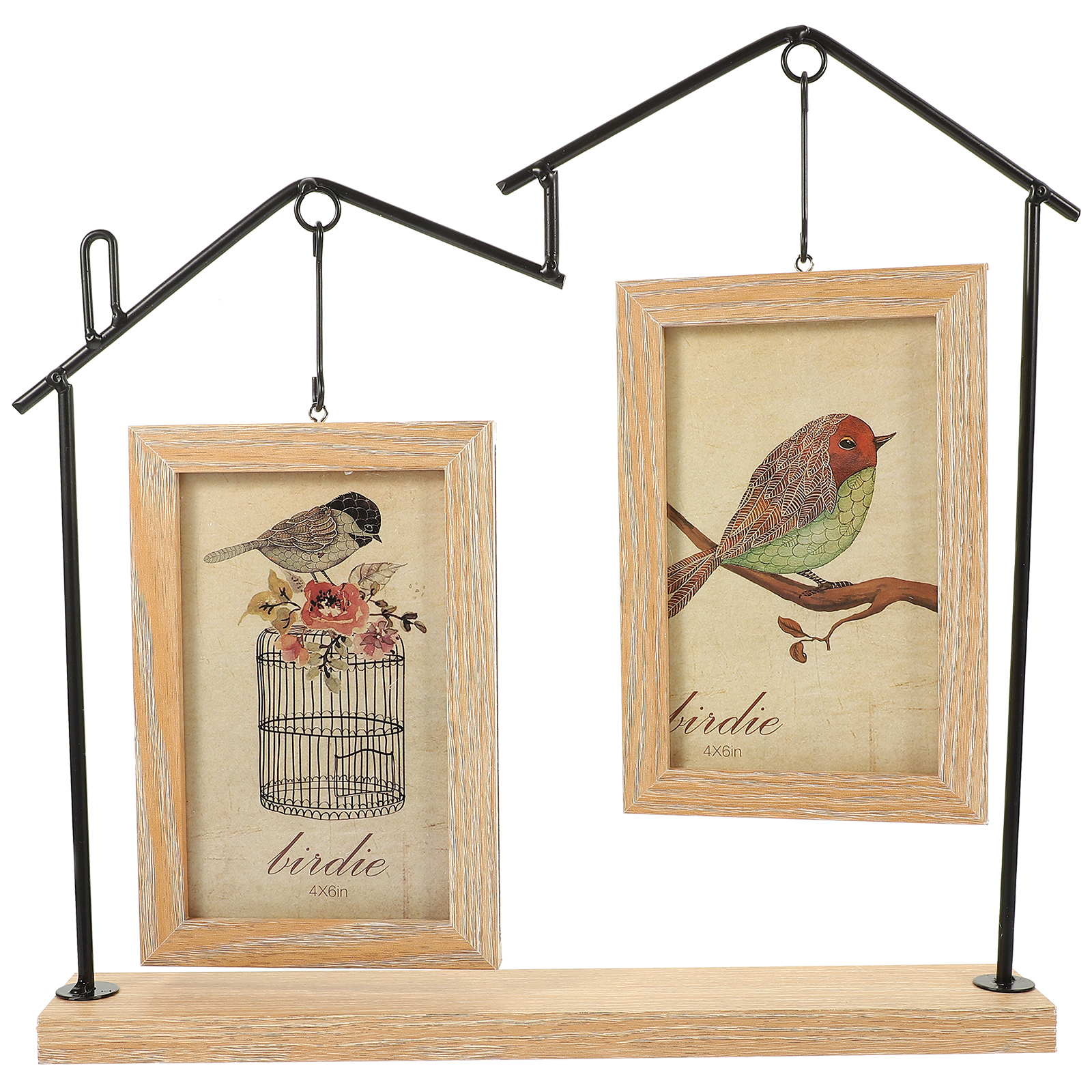 HOMEMAXS Photo Frame Simple Style Picture Photo Display Frame Twosided