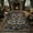 Black, variant on Snake Washable Rugs 9x12 Area Rug for Living Room Non Slip Forest Soft Low-Pile Stain Resistant Thin Large Throw Carpet for Bedroom Dining Room Office