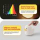 thumbnail image 4 of 1 Pack LED Benson Duck Night Light, Cute Animal Silicone Nursery Night Light Rechargeable Table Lamp Bedside Lamp with Touch Sensor for Baby Girls Wom, 4 of 5