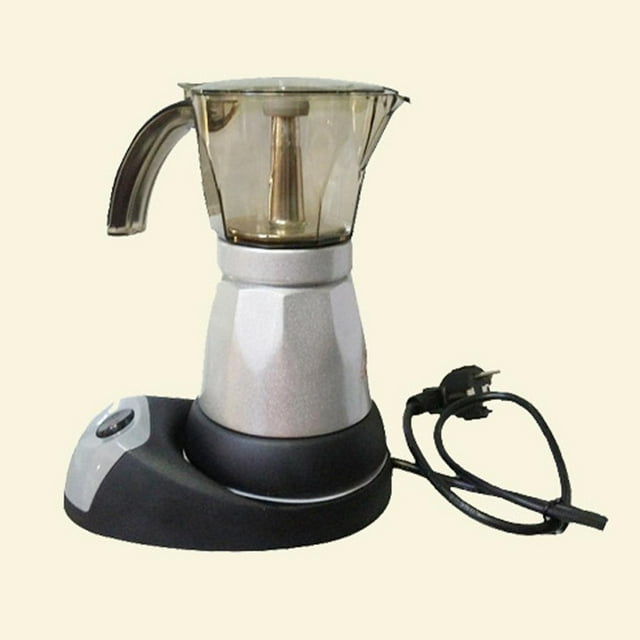 Portátil 6 Tazas Cafetera Espresso Eléctrica Percodor Pot Enchufe Europeo Soledad Cafetera eléctrica