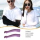 thumbnail image 2 of Toystoory Brazo Sol Protección Mano Cubierta Verano Transpirable Cuff Ropa deportiva Unisex Calentadores Mangas deportivas Correr Ciclismo Ciclismo violeta, 2 of 6