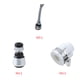 thumbnail image 5 of Advancent Boquilla de grifo giratorio de 360 ​​grados, filtro de agua antisalpicaduras, cabezal de ducha, grifo de burbujas para baño, herramientas de Juegos de accesorios de baño No.01 NO1 Advancent JJ14506-01B, 5 of 6
