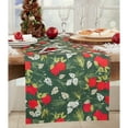 thumbnail image 2 of Saro Lifestyle Holiday Pomegranate Table Runner, 2 of 3