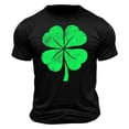 thumbnail image 2 of Goodtrade8 Irish St Patricks Day Men Shirts Green Graphic Tee Short Sleeve Casual Crew Neck Leisure Graphic Tee for Men, 2 of 5
