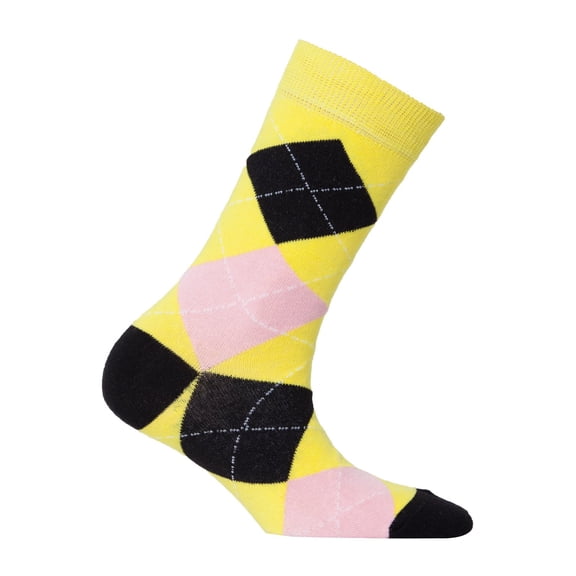 Black Pineapple Argyle Socks