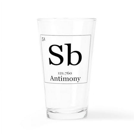 

CafePress - Elements 51 Antimony - Pint Glass Drinking Glass 16 oz. CafePress