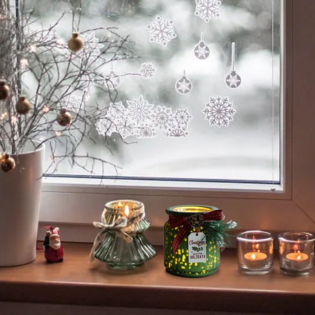 Ilumina Tus Fiestas Con Nuestro Nuevo Y Espectacular Portavelas De Cristal Con Led. Perfecto Para Decoraciones Navideñas. Exhibiciones Elegantes. Y Toques Festivos.