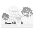 thumbnail image 2 of 763-1130: Narrow lot Small & affordable 3 Bed, 3 Bath Luxury Home Plan, 1769 Sq Ft: Full Blueprints with License to Build by Home Plan Marketplace - Lesuto, 2 of 5