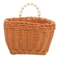 thumbnail image 5 of HEMOTON 1Pcs White Woven Wall Hanging Basket for Home Decor and Kitchen Storage, 5 of 8
