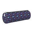 thumbnail image 1 of Disketp Cute Shark Estuche Organizador de Lápices de Cuero, Estuche de Oficina con Cremallera para Bolígrafo y Lápiz, 1 of 6