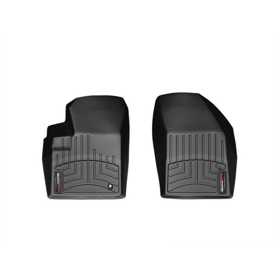 WeatherTech Custom Fit FloorLiners compatible with 2011-2011 Chrysler 200 - 1st Row (Driver & Passenger), Black