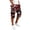 Dark blue, variant on Men's Camo Cargo Shorts Lightweight Quick Dry Polyester Shorts Elastic Waist Casual Multi-Pocket Breathable Summer Outdoor Hiking Work Shorts Hot Pink Size: M