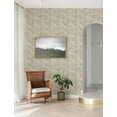 thumbnail image 3 of Chesapeake Canelle Taupe Brick Herringbone Wallpaper, 3 of 7