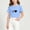 Light Blue, variant on Pretxorve Kids Boys Girls Short Sleeve Graphic Tee Summer Heart Print Round Neck Casual Outfit Shirts 1-12Y