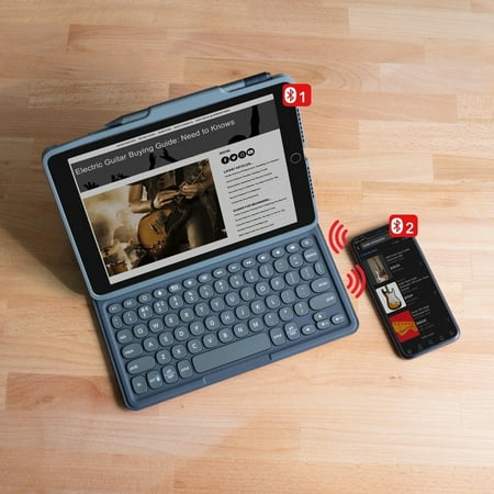 ZAGG - Pro Keys Wireless Keyboard & Detachable Case for Apple iPad 10.9" 10th Gen (2022) - Black