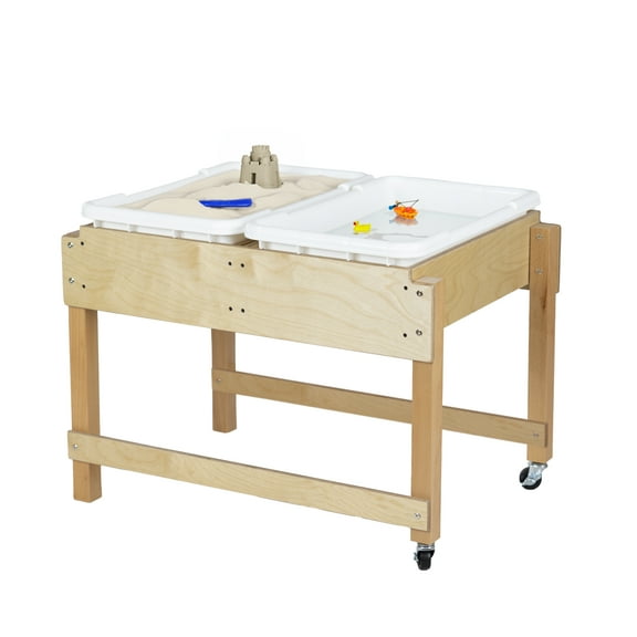 Wood Designs Children Dual Sand and Water Play Table