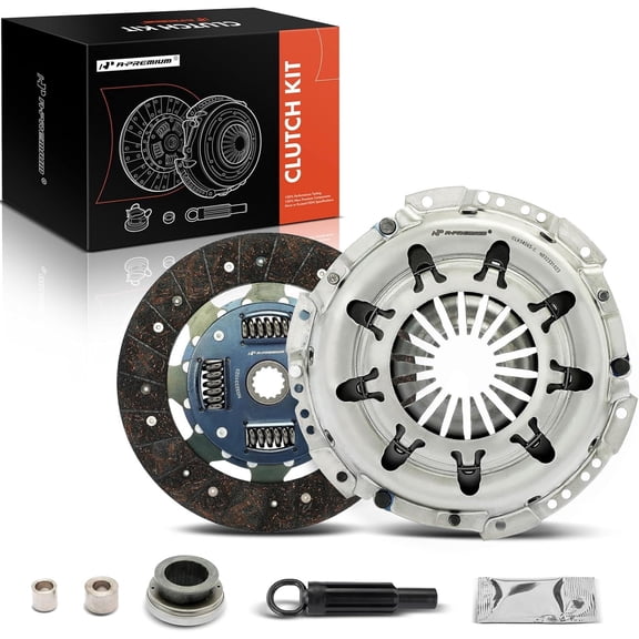 A-Premium Transmission Clutch Kit Set Compatible with Chevrolet S10 83-93 S10 Blazer 83-89 & GMC S15 83-90 S15 Jimmy 83-89 Sonoma 91-93 & Isuzu Rodeo 91-92 2.0L 2.5L 2.8L