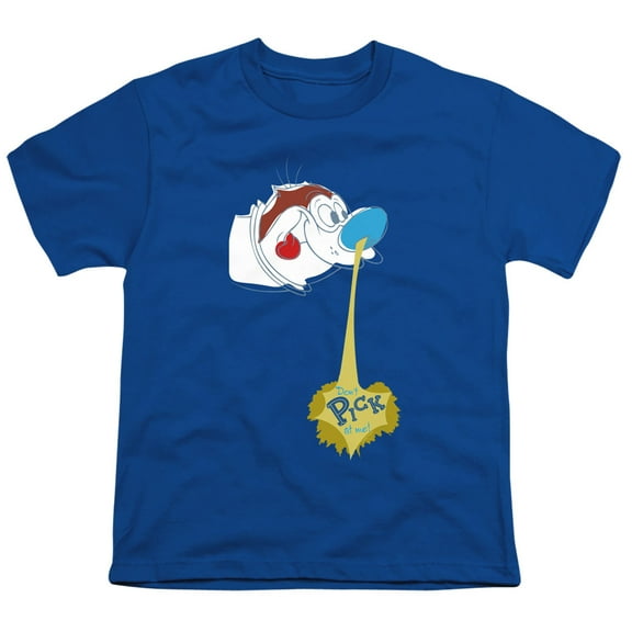 Ren And Stimpy Don't Pick At Me! Unisex Youth T Shirt