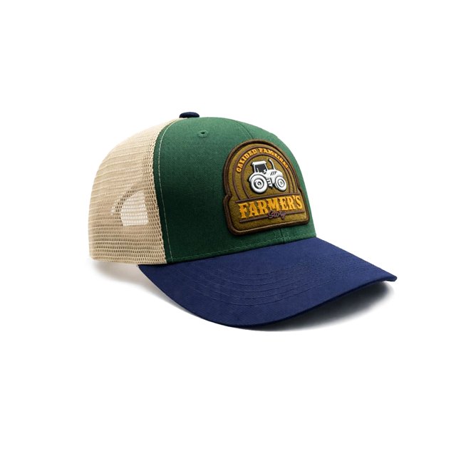 KNITE Gorra Farmer Truck Oro Trucker Hombre Ajustable Tractor Maquinaria Rancho