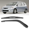 thumbnail image 2 of Qiilu Rear Wiper Arm Blade Kit,Black Rear Windshield Windscreen Wiper Arm &amp; Blade Set Fit for Honda JAZZ/FIT 2002--2008,Rear Wiper Arm, 2 of 8
