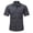 37#Gray, variant on Men's Fishing Hiking Short Sleeve Cargo Shirts Lightweight UPF 50 Sun Protection Breathable Button Up Lapel Collar Dual Pocket Tactical Work Tops for Camping Outdoor Work