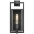 thumbnail image 2 of Nuvo Lighting Exhibit 1 Light Small Wall Lantern Matte Black Finish with Clear Beveled Glass, 2 of 7