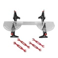 thumbnail image 1 of Bunblic Camber Gauge Measurement Ruler Tool Professional Universal High Performance Premium RC Set up System RC Car Truck Setup Tool Red with Adjust Rod, 1 of 7