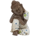 thumbnail image 2 of Estatua Zen Material de resina, fácil limpieza, relajante, impermeable, decoraciones de Buda durmiente para el hogar, 2 of 12