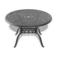 thumbnail image 6 of FFZ 5-Piece Set Of Cast Aluminum Patio Furniture With Red Cushions, 6 of 6