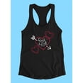 thumbnail image 3 of Heart And Arrow Design Tank Women -Image by Shutterstock, Female XX-Large, 3 of 4