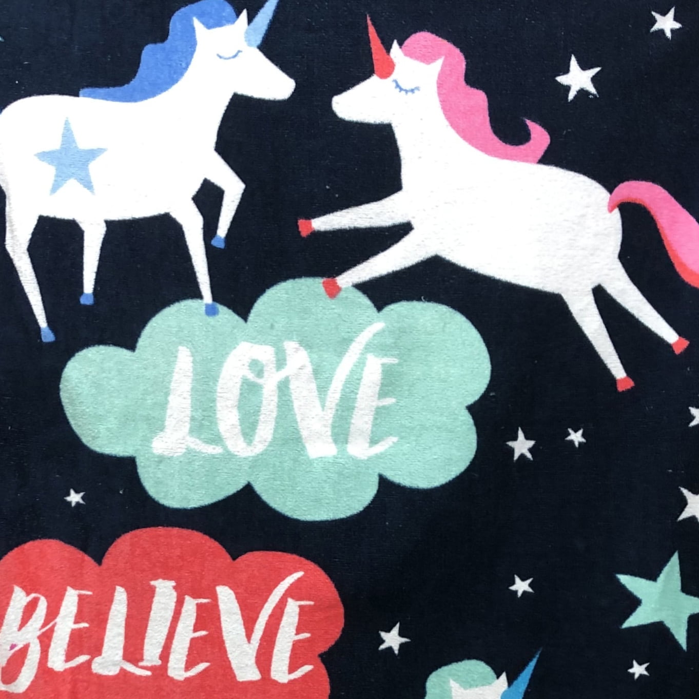 Magic Unicorns Terry Beach Towel