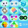 thumbnail image 3 of Zen Laboratory Fidget Poppers Novelty Toys (50 Pieces), 3 of 3