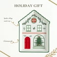 thumbnail image 6 of Spode Christmas Village Tidbit Plate - Dolomite Holiday Serveware with Christmas Village Design - Festive Appetizer Plates for Tidbits, Snacks, Cookies, Candy - Great Festive Gift (Green), 6 of 7