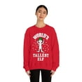 thumbnail image 3 of World's tallest elf Unisex Sweatshirt, S-2XL Holidays Xmas Christmas Elves, 3 of 9