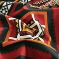 thumbnail image 6 of Chezmoi Collection Barrett 3-Piece Southwestern Sunset Cowboys Comforter Set, Multicolor Red Orange Black White Printed Washed Microfiber Bedding, King, 6 of 9