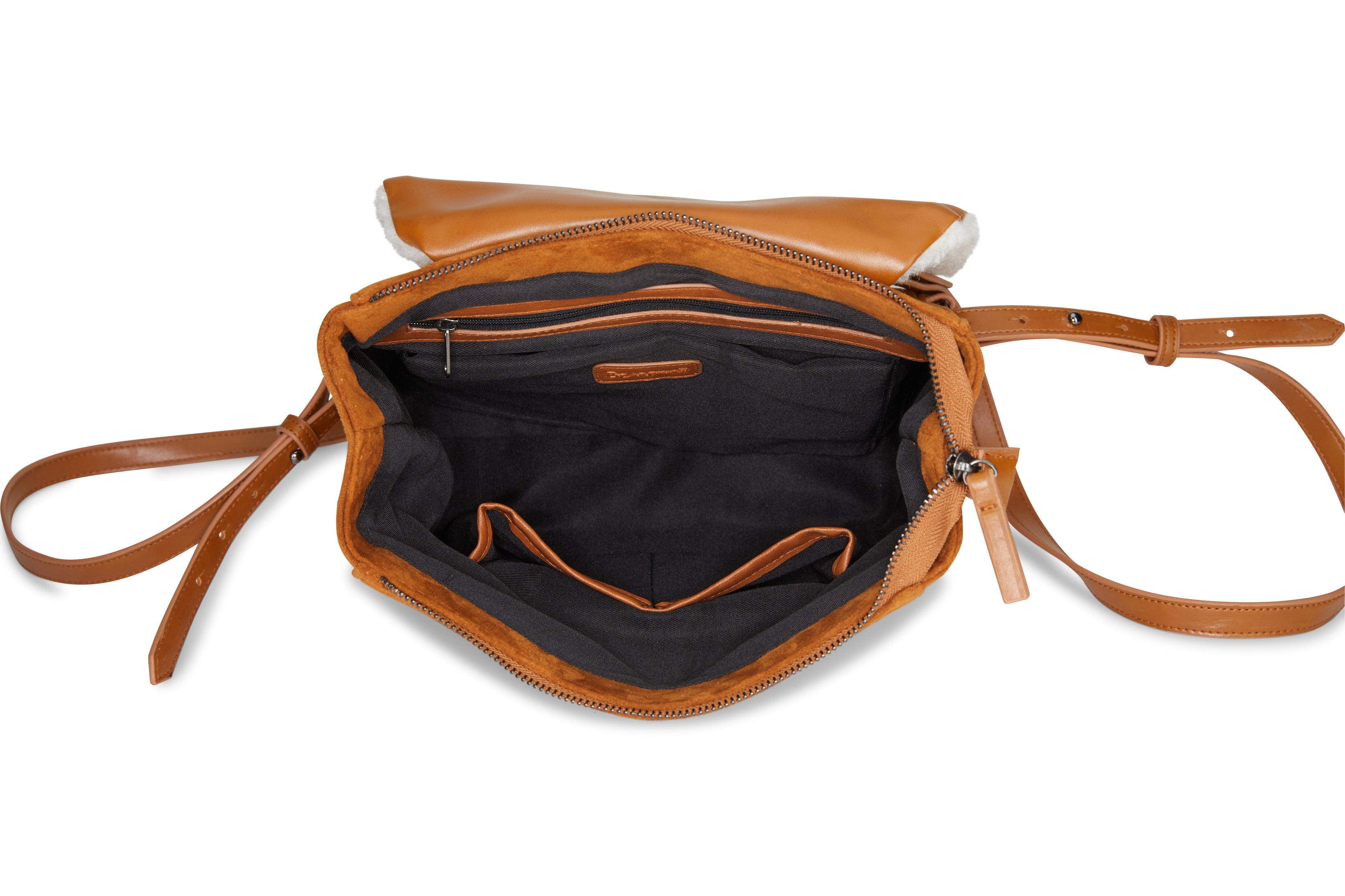 Bearpaw Women's Vintage Drawstring Flap Backpack/bookbag For