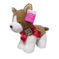 thumbnail image 1 of WAY TO CELEBRATE MEDIUM BROWN WHITE PUPPY PLUSH,12.5INCH, 1 of 3