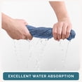 thumbnail image 4 of Casa Platino 12 Piece Wash Cloths Bathroom Set - 100% Cotton Highly Absorbent Washcloths Bulk, Wash Clothes - Allure, 4 of 7
