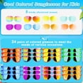 thumbnail image 2 of Gafas de sol AILEHO Kids con protección UV400, 24 paquetes de 3 a 8 años, 2 of 7