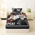 thumbnail image 4 of Erosebridal Football Ball Games Twin Sheet Sets,Soccer Sport Themed Bedding For Kids Boys 3-Piece, 4 of 6