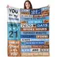 thumbnail image 1 of LHSHID Birthday Blanket Gifts for 21 Year Old Boys and Girls 40x50in, 1 of 6